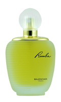 Balenciaga embodies elegance in Paris haute couture fashion.  Rumba, created in 1988 is a stunning f...